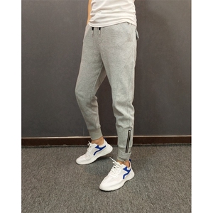 1506-1/JK011/P46男士休闲裤拉链小脚韩版潮流修身工装裤哈伦长裤图片