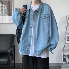 牛仔夹克男大码牛仔外套男茄克NJ77391-P60，男装夹克，电商A040