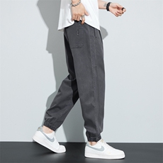 运动裤男士休闲长裤春夏款宽松束脚潮流春季修身阔腿卫裤821-P55，男装休闲裤，电商A178
