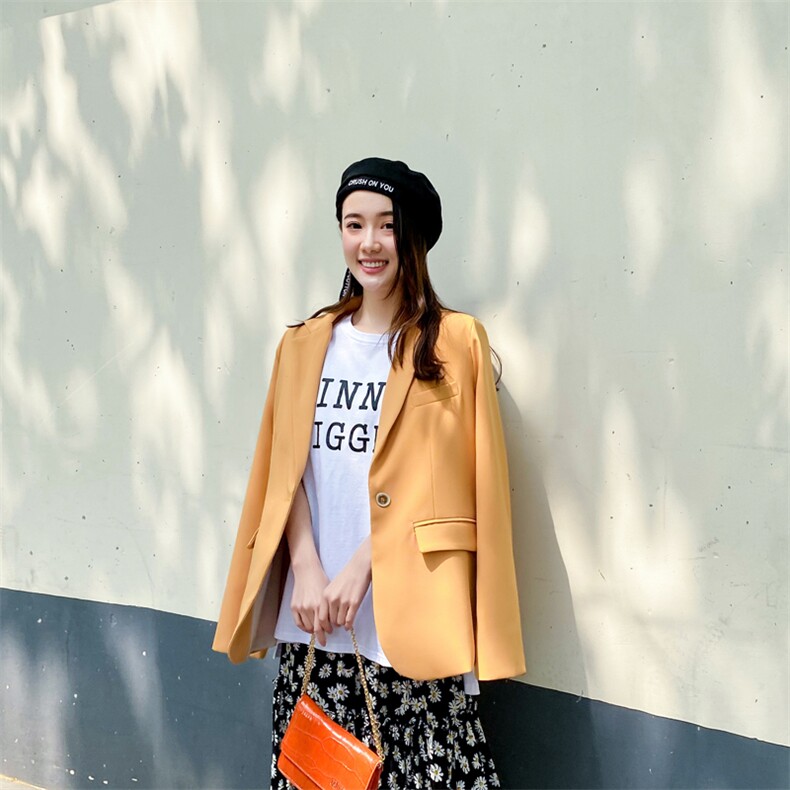 现货已出不断货2021年一粒扣休闲韩版西装女166-XZ01,女装西装,茜茜公主