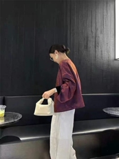 2025舒适百搭复古真丝丝绒外套秋冬新款，女装短外套，湘姗