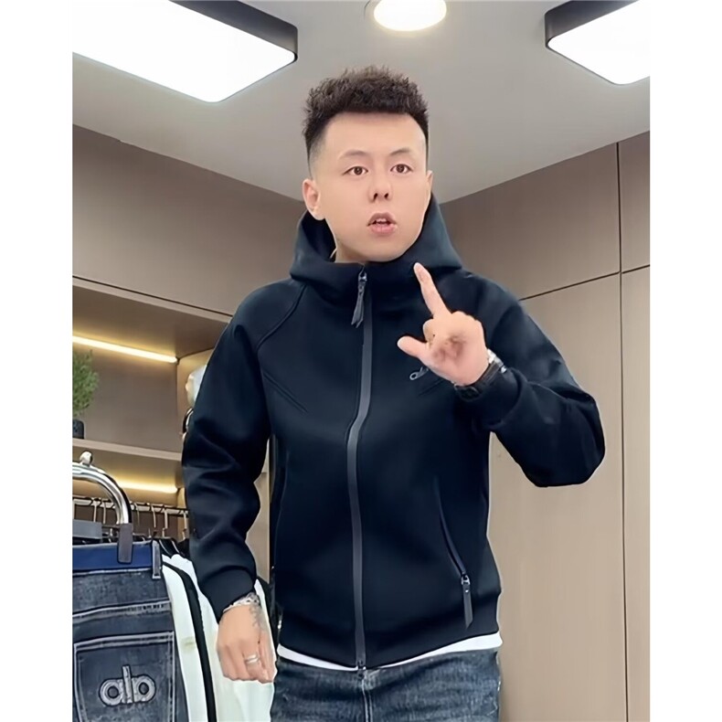 拉链卫衣时尚ins百搭新款日系文艺潮流慵懒气质流行WYA05,男装卫衣,星座516A