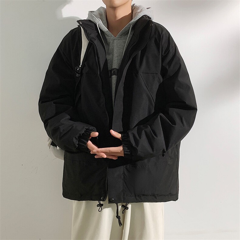 港风2026新品冬季宽松情侣装棉衣棉服冬装加厚外套M8586-P90,男装棉衣,星座717