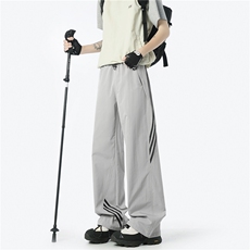 抖音大夏季轻薄冰丝裤速干裤男宽松休闲裤运动裤K10185-特35，男装休闲裤，电商A099