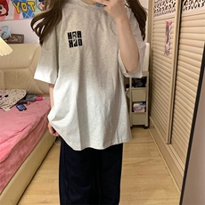 万针全刺绣工艺抖音得物高品质260克重磅纯棉双纱美式高街短袖T恤，男装T恤，电商A486