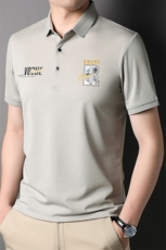 短袖T恤男2023夏季新款百搭T恤中青年男士翻领休闲POLO打底衫上衣，男装T恤，电商B212（原钱塘6029）
