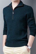YY-S8298全羊毛羊毛衫男针织衫加厚打底衫毛衣P208，男装针织衫/毛衣，电商B360