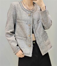 【现货]】秋季新款韩版休闲小香风风外套，其它，那简