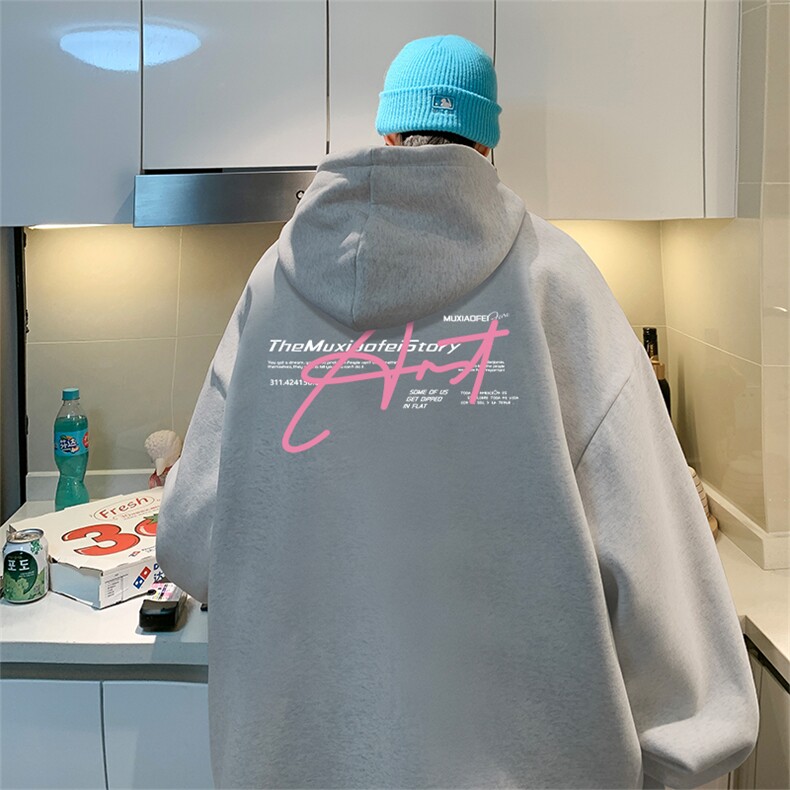 抖音供货、重磅360克现货字母印花连帽卫衣HD019-1-LMWY4494-P35,男装卫衣,电商019-1