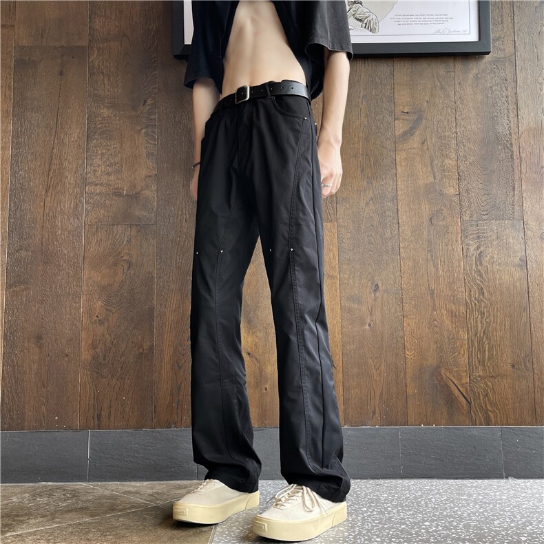 春夏季新款美式高街机能铆钉解构休闲裤BK2304-P60控78,男装休闲裤,星座1002-1