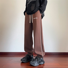 ！2025秋冬男士刺绣加绒加厚运动卫裤WK2059特P35加绒45控69，男装休闲裤，电商B220