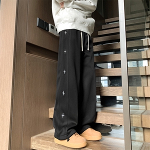 抖音直播 刺绣休闲长裤 CK19-特p39 加绒款CK19JR-特p45图片