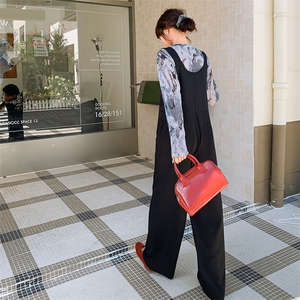 休闲气质背带裤套装女夏2025新款韩系减龄大方得体穿搭爆款两件套图片