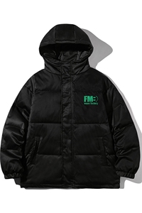 白底22冬季新款潮流白鸭绒宽松连帽羽绒服外套 YR139 P225控298图片