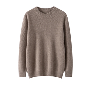 2025年秋季新款百搭七针正反针套头衫，男装羊绒套衫，榆莲羊绒