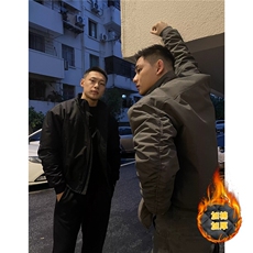 现货5万冬季cleanfit立领飞行员棉服短款男装大码外套MY08-特50，男装棉衣，电商A233-1
