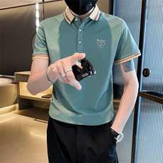 3039-P40精神小伙衫男士短袖t恤夏季新款潮牌潮流修身，男装T恤，电商D310B-1