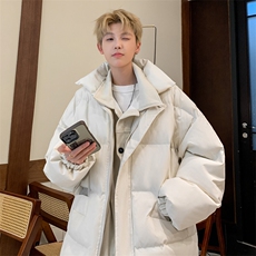 ！2024冬季新款男士假两件棉服加厚保暖棉衣外套MY1248特P85，男装棉衣，电商B220