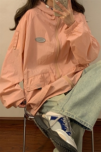 1中性连帽工装大口袋大码M-5XL户外潮牌防晒服男FS77009特P39控78图片