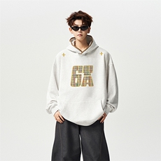 有长图秋冬欧美嘻哈宽松连帽卫衣男潮休闲外套WY00676/P45加绒P50，女装短外套，电商B316