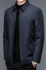 中年羽绒服男冬季新款保暖翻领爸爸冬装男士可脱卸内胆加厚外套，男装羽绒服，电商B212（原钱塘6029）