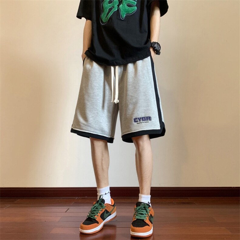 主推夏季篮球卫裤宽松休闲裤男高街短裤运动五分裤DK015/P40,男装牛仔裤,电商D202