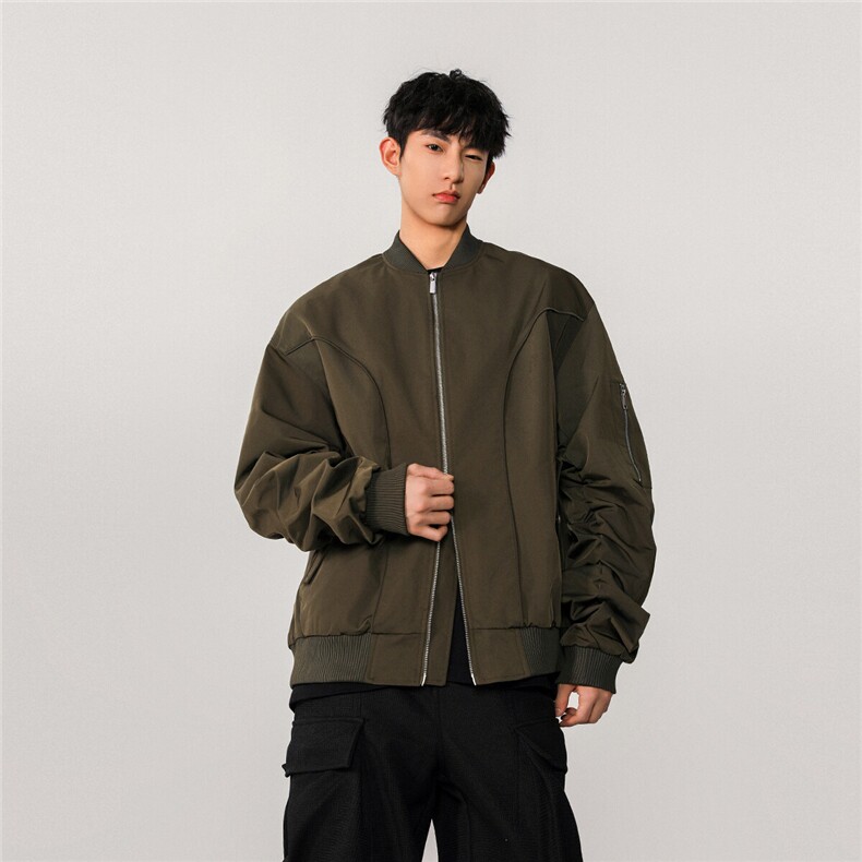 1美式MA1解构飞行大码M-5XL夹克男100%聚酯纤维JK77988P85控138图片