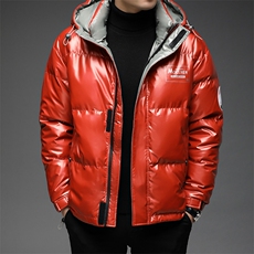 冬季新款羽绒服男外套中年爸爸装上衣加厚保暖连帽BJY08181-P215，男装羽绒服，电商B212（原钱塘6029）