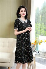 现货～新款连衣裙～气质款L到4XL，女装连衣裙，欧雅思丹尔