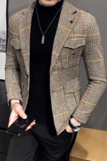 秋冬夹克西装单西修身休闲男士西服A236-XZ-193-P130，男装夹克，电商A236