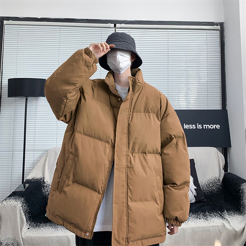 现货高品质美式高街冬季重磅三防加厚羽绒棉衣厚外套面包棉服，男装棉衣，电商A486-1