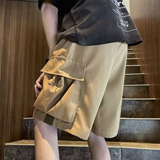 D1042-P33男直筒时尚夏季青春流行五分裤潮流直筒型运动裤潮，男装牛仔裤，星座603-2