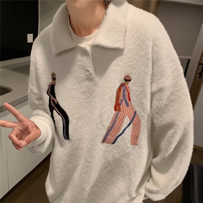 美式毛衣男慵懒风休闲针织衫Y412P53,男装针织衫/毛衣,星座1116-2