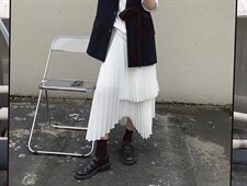 夏季哑光弹力花瑶半裙，女装半身裙，MVP