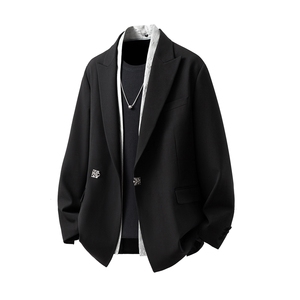假两件西服M-5XL大码96%聚酯纤维4%氨纶XF78148P95西裤XF78151P45图片