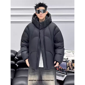 (网图) 50白鸭绒 泡芙面包服轻便羽绒服保暖潮流 313B-999-P300图片
