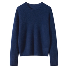 2026年秋季时尚百搭通勤简约休闲圆领，女装羊绒衫，多娇羊绒