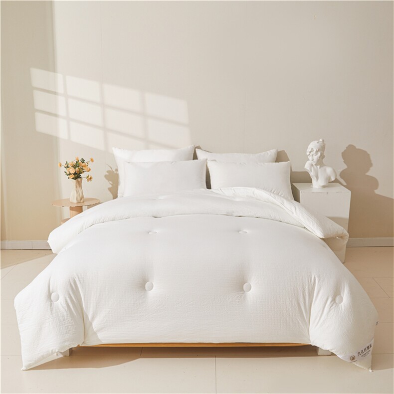 新款A类母婴级华夫格九孔纤维被被子被芯，被套/被芯，一起卖家纺