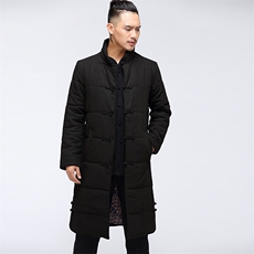 冬季风男棉衣加厚中长款唐装男中式棉服立领棉服8652-P180，男装棉衣，星座1105-3