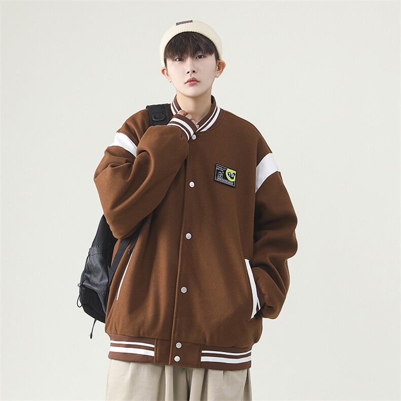 男士休闲夹克外套秋季潮牌连帽青少年棒球服秋装JK06621-P95,男装夹克,星座308B-2
