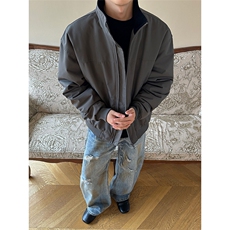 男士冬装棉服加棉厚款教练户外夹克外套硬挺立领棉衣MF3665-特P62，男装夹克，电商B295