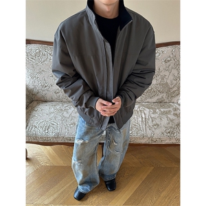 男士冬装棉服加棉厚款教练户外夹克外套硬挺立领棉衣MF3665-特P62图片
