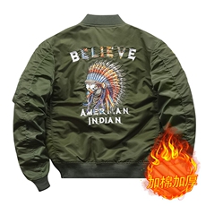 加棉美式潮牌宽松版型飞行服时尚潮牌户外运动休闲加棉，男装棉衣，星座210-5(原414-2)