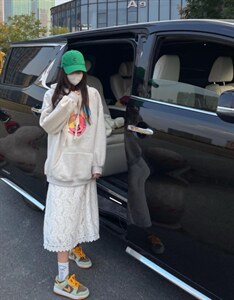 爆-磨毛系列-针织蕾丝半裙,女装半身裙,新袖