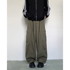 日系休闲工装裤新款口袋宽松直筒复古百搭时尚男长裤，男装工装外套，星座716-2