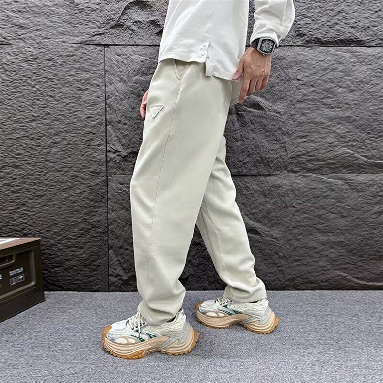 时尚潮牌直筒休闲裤男秋冬新款纯色宽松运动裤个性潮流男裤,男装休闲裤,星座506A