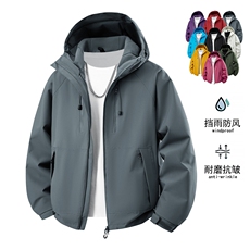 外贸出口2025秋季新款男女士户外休闲冲锋衣夹克外套青年休闲上衣，男装夹克，星座1816-3（原1210-3）