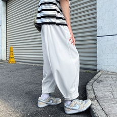 夏2021休闲裤男宽松哈伦束脚裤子男阔腿灯笼裤九分裤潮K792-P35，男装休闲裤，星座512-2