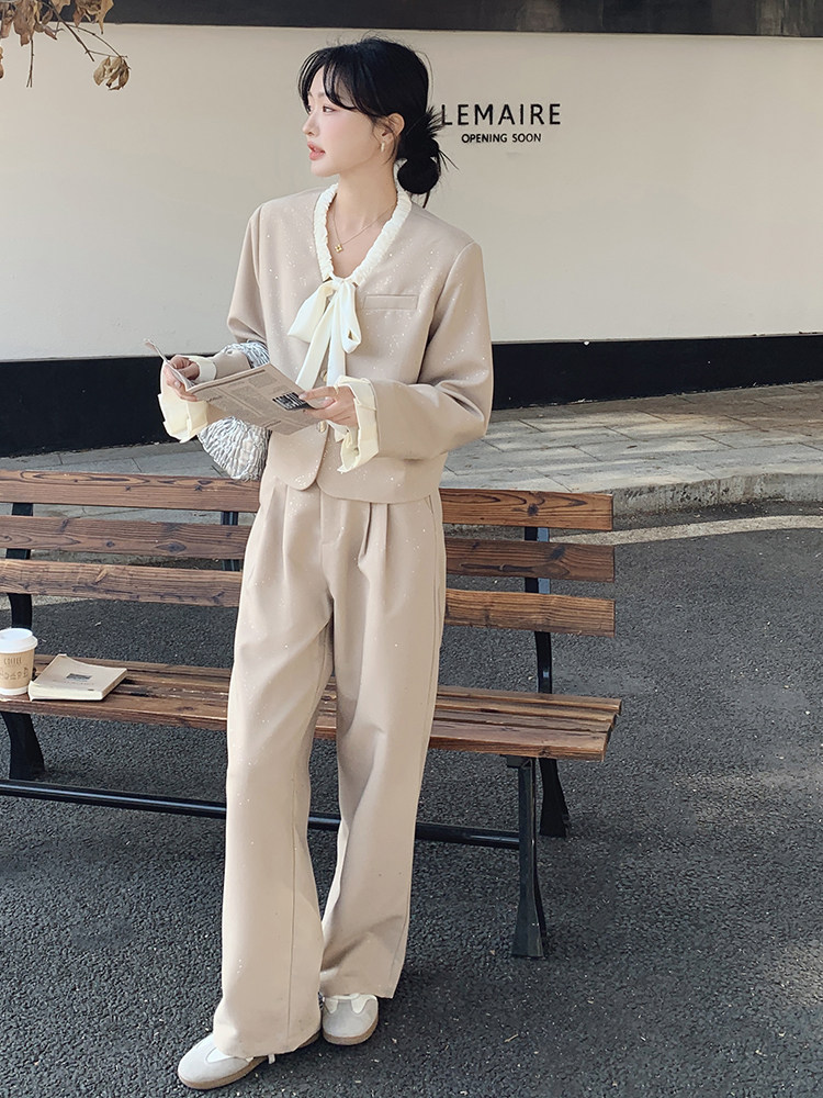 春现气质盐系高级感西装两件套B190-5013-P175-K248,女装套装/套裙,2B190