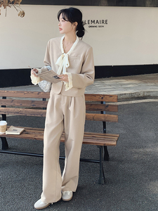 春现 气质盐系高级感西装两件套B190-5013-P175-K248图片